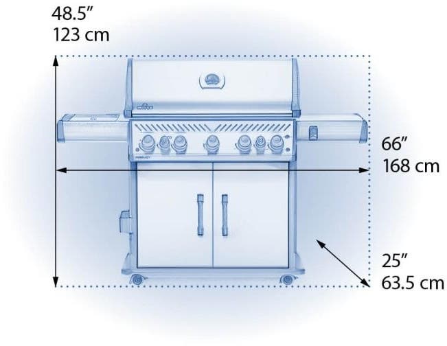 Napoleon RSE625RSIBPSS1 Stainless Steel, Liquid Propane