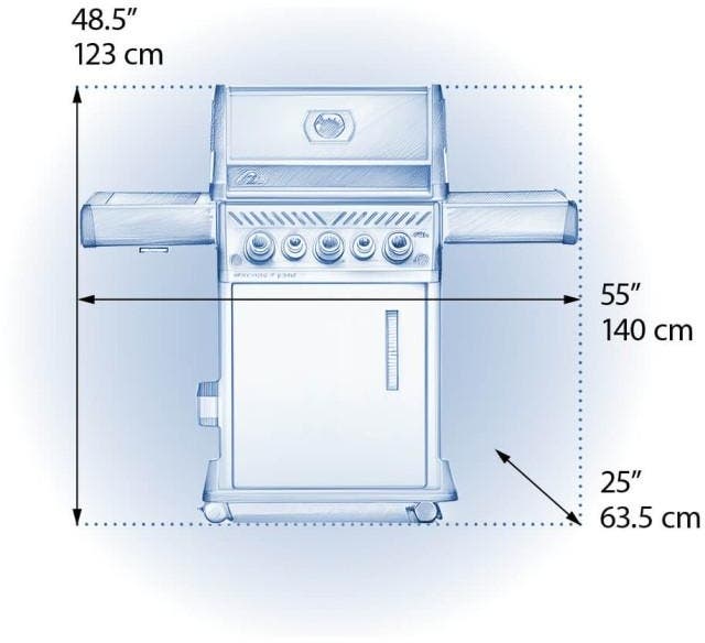 Napoleon RSE425RSIBPSS1 Stainless Steel, Liquid Propane