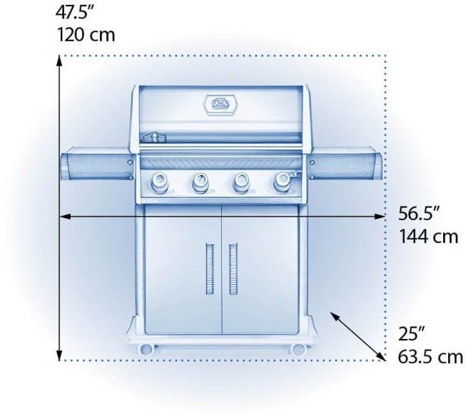 Napoleon R525PK1 Black, Liquid Propane
