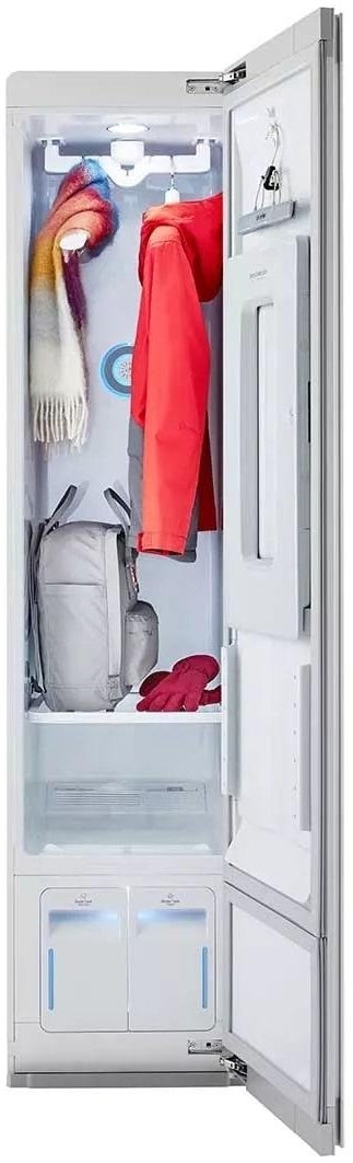 LG S3WFBN Steam Clothing Care System White | Plesser's Appliances