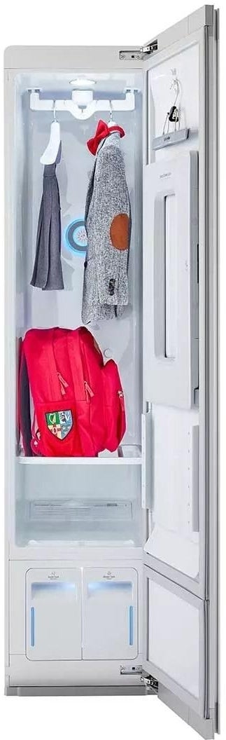 LG S3WFBN Steam Clothing Care System White | Plesser's Appliances