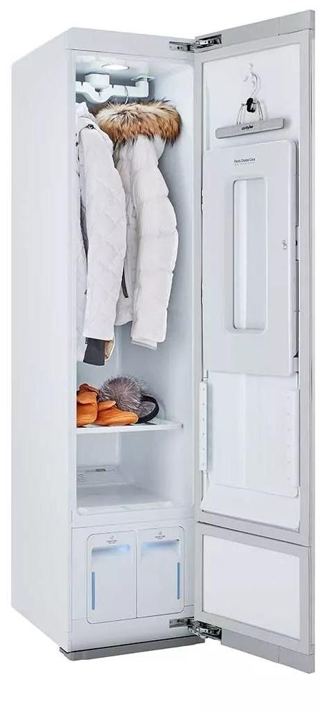 LG S3WFBN Steam Clothing Care System White | Plesser's Appliances