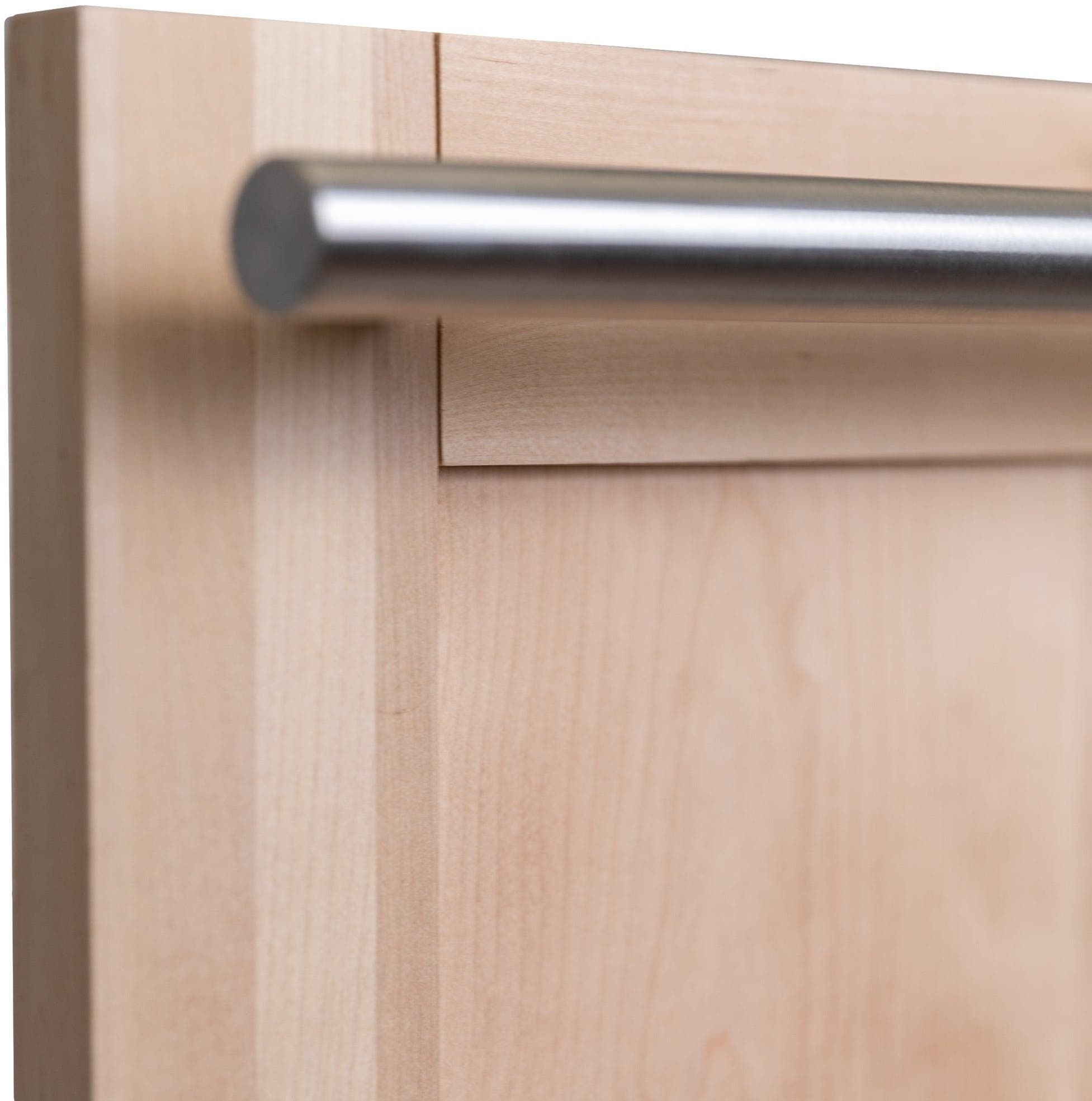 Zline DWUF24 Unfinished Wood, Modern Style Handle
