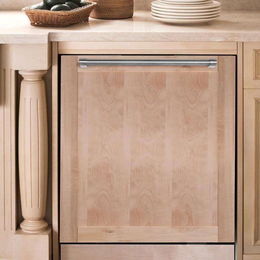 Zline DWUFH24 Unfinished Wood, Modern Style Handle
