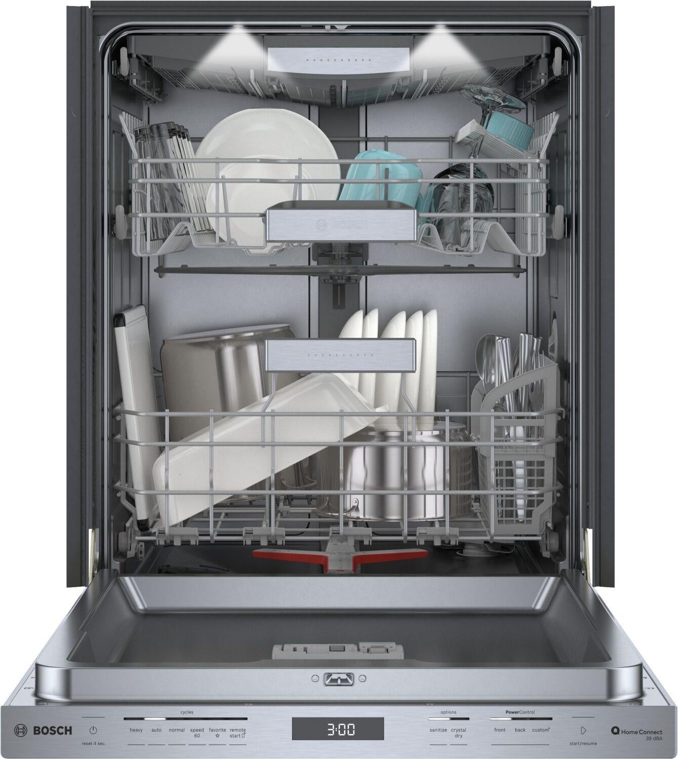 Bosch SHP9PCM5N 24 Inch Fully Integrated Built-In Smart Dishwasher