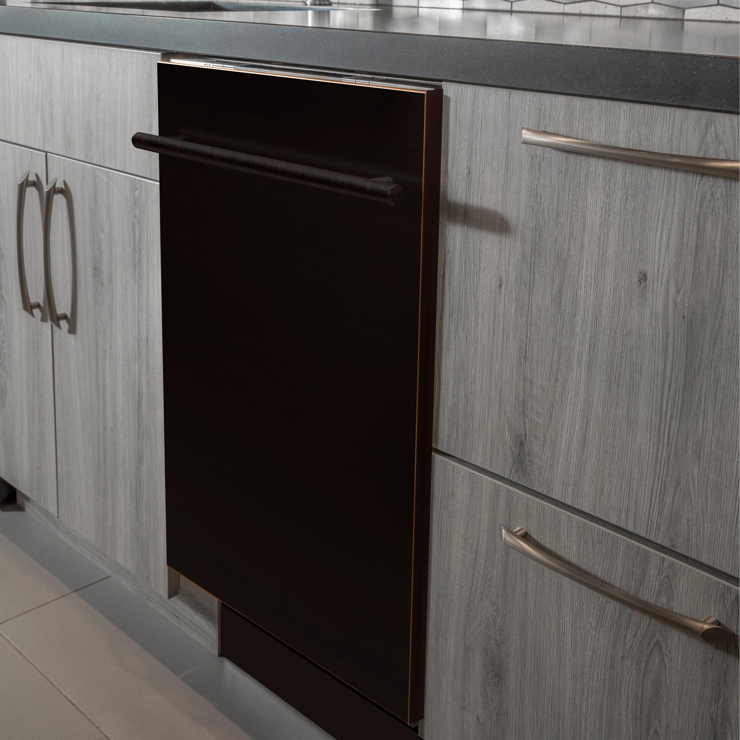 Zline DWORB24 Oil Rubbed Bronze, Modern Handle