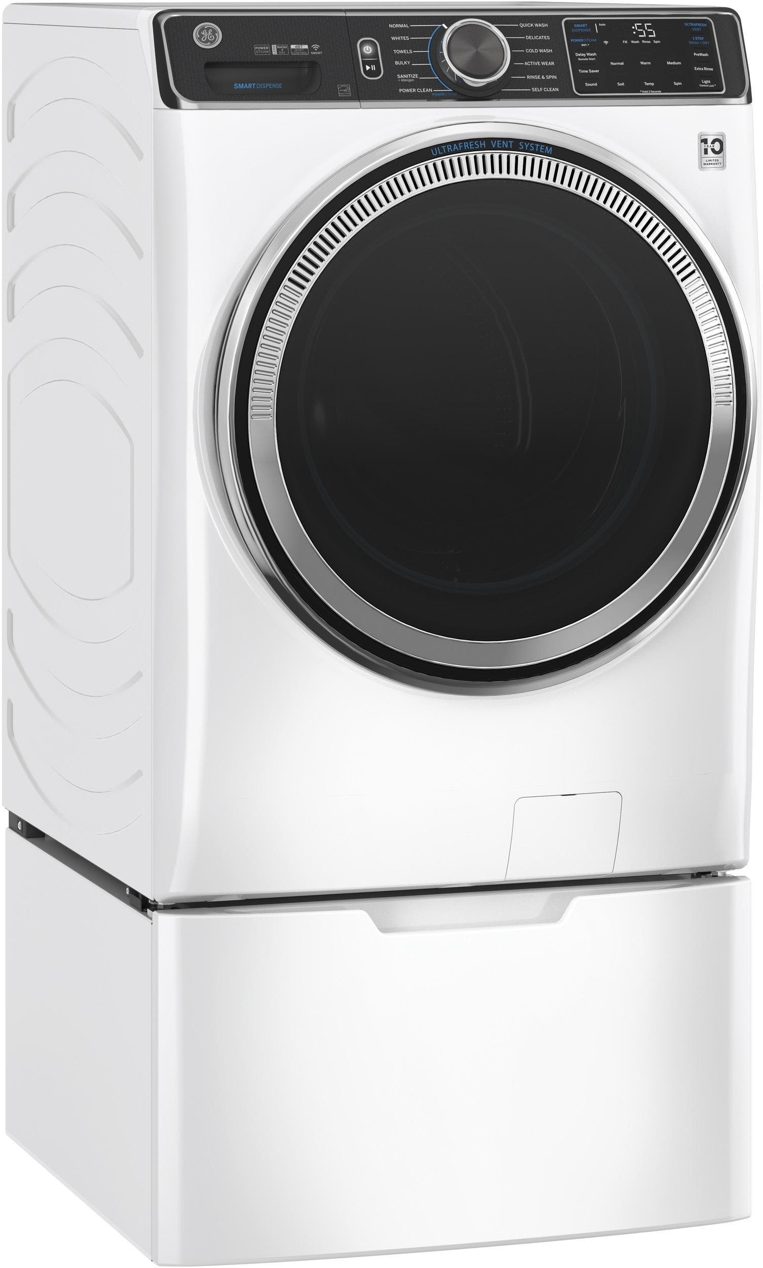 GE GFW850SSNWW White