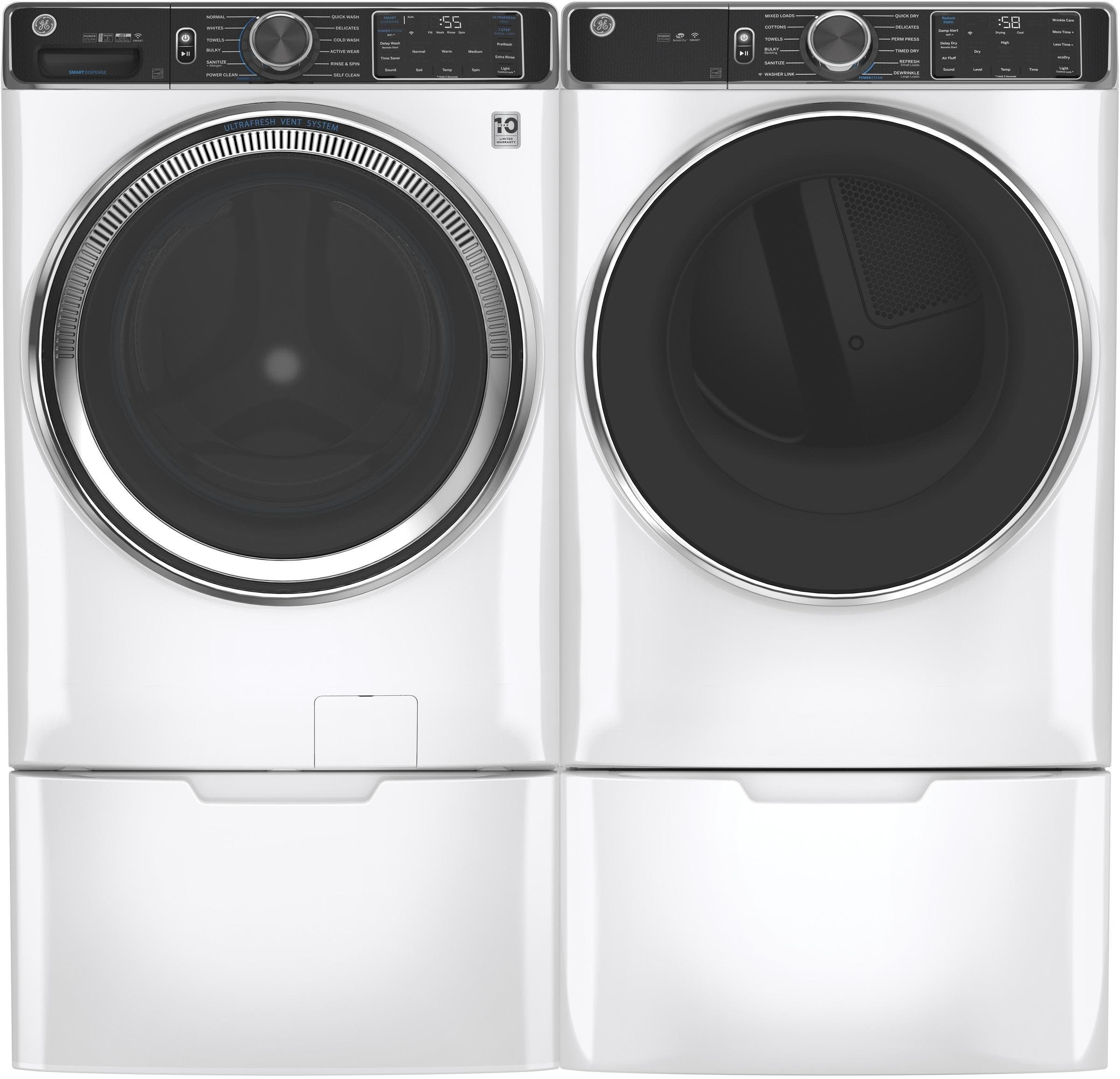 GE GFW850SSNWW White