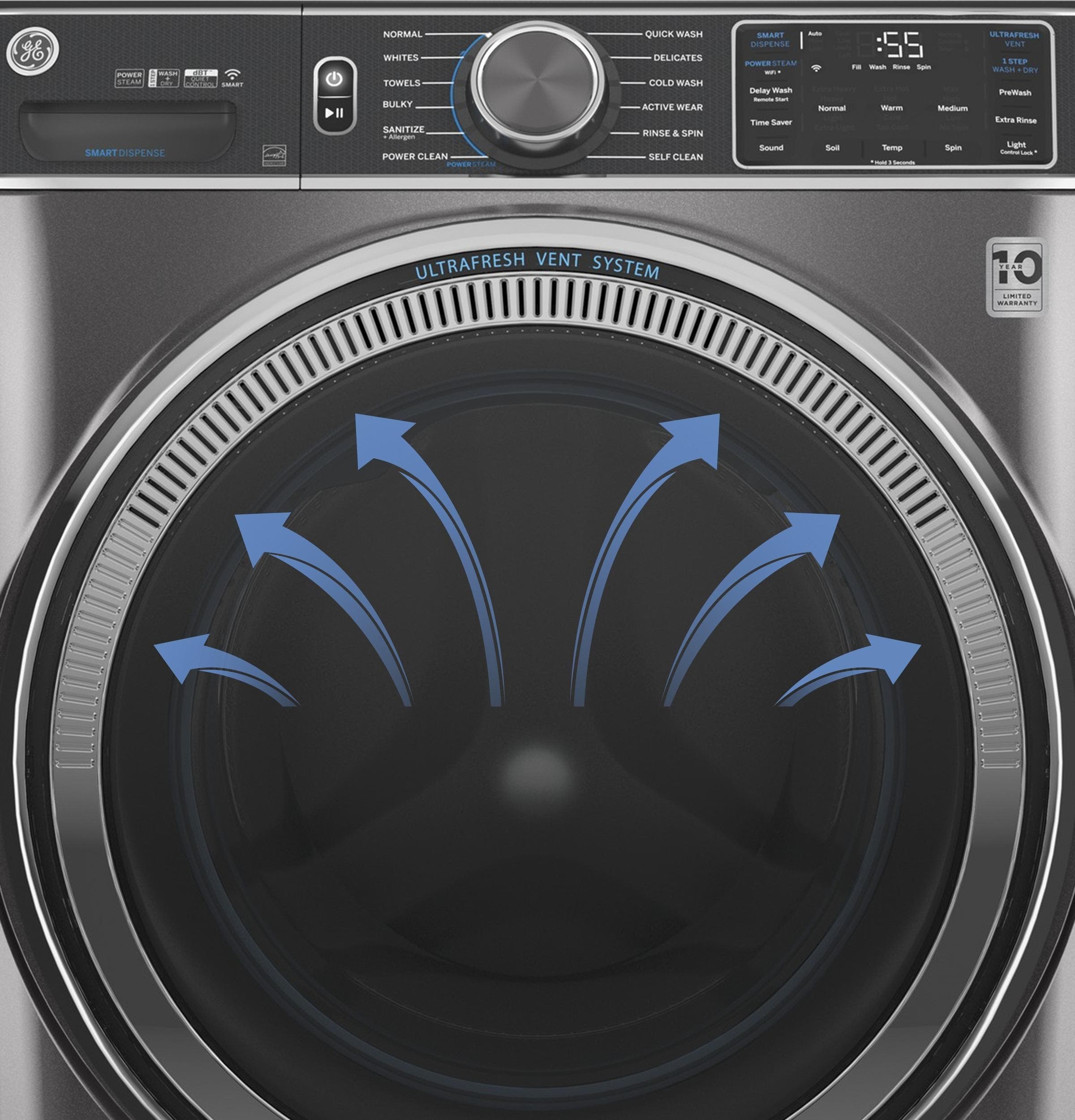 GE GFW850SSNWW White