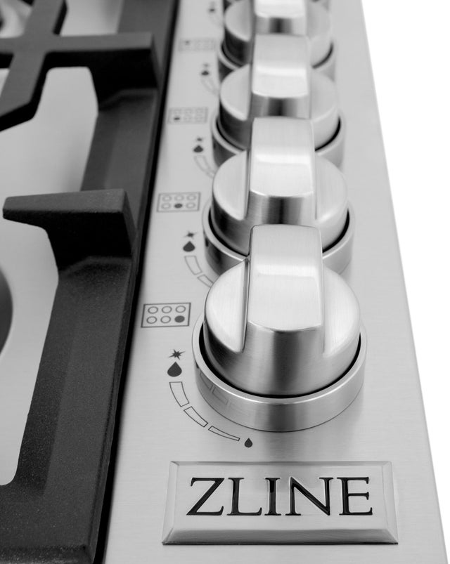 Zline RC36 36 Inch Drop-In Gas Cooktop with 6 Sealed Burners:...