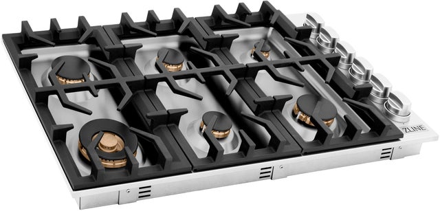 Zline RC36 36 Inch Drop-In Gas Cooktop with 6 Sealed Burners:...