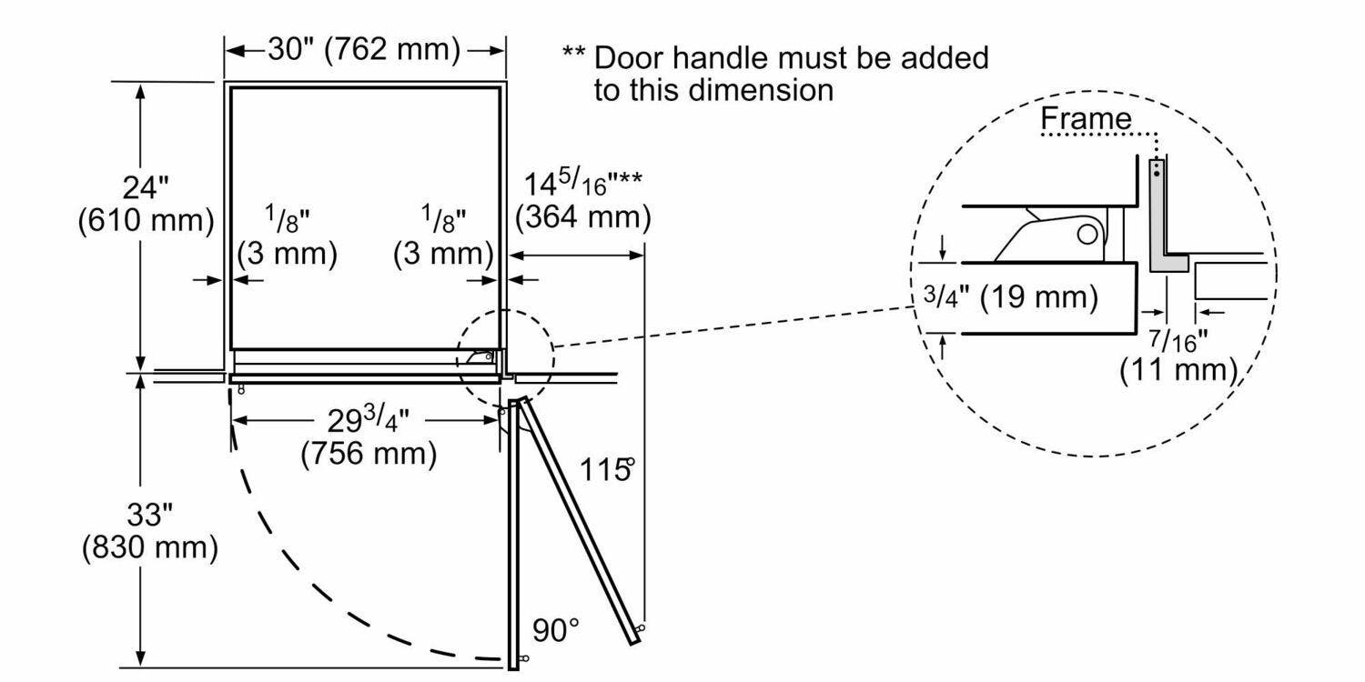 Bosch B30BB935SS Stainless Steel