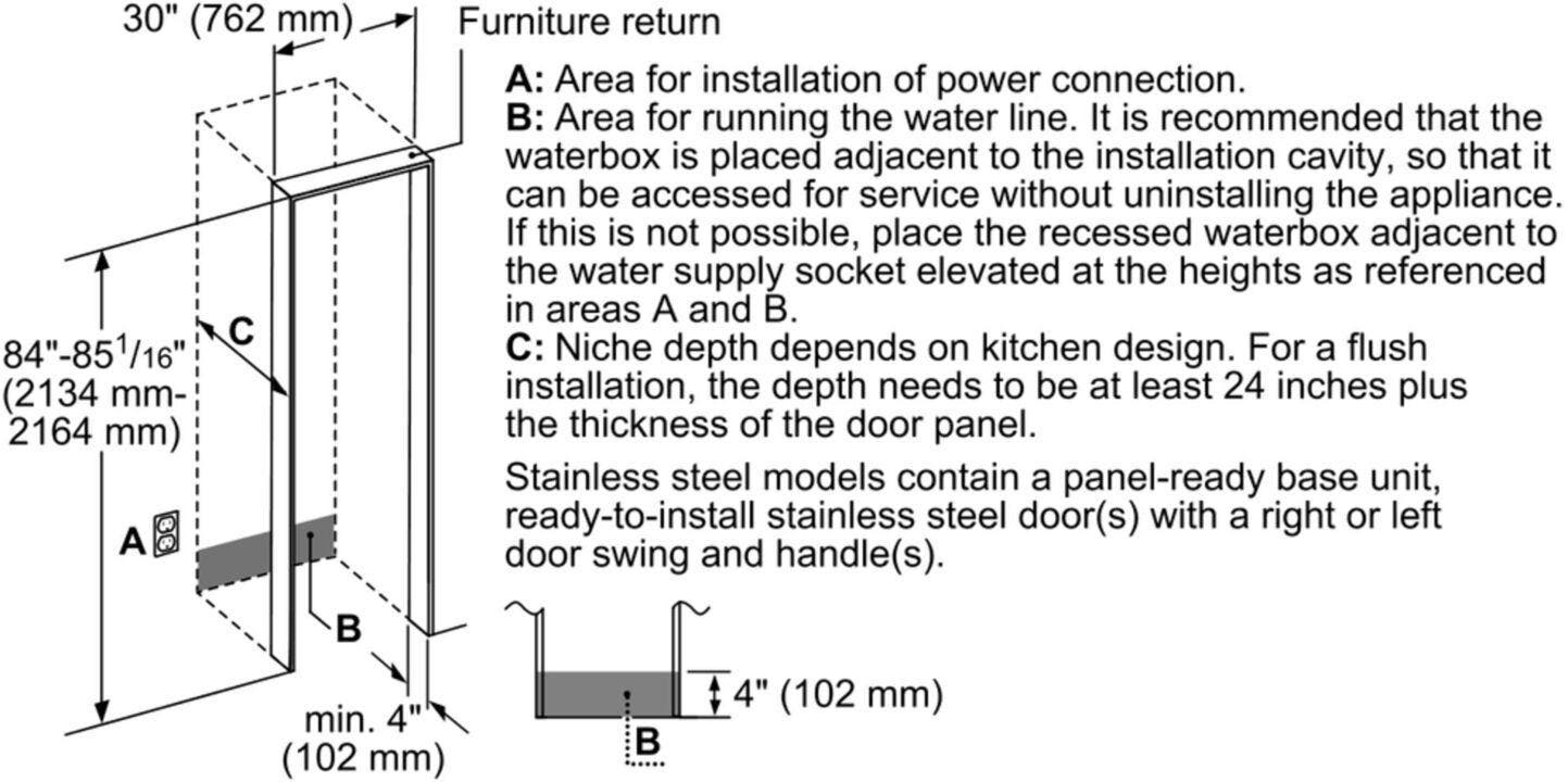 Bosch B30BB935SS Stainless Steel