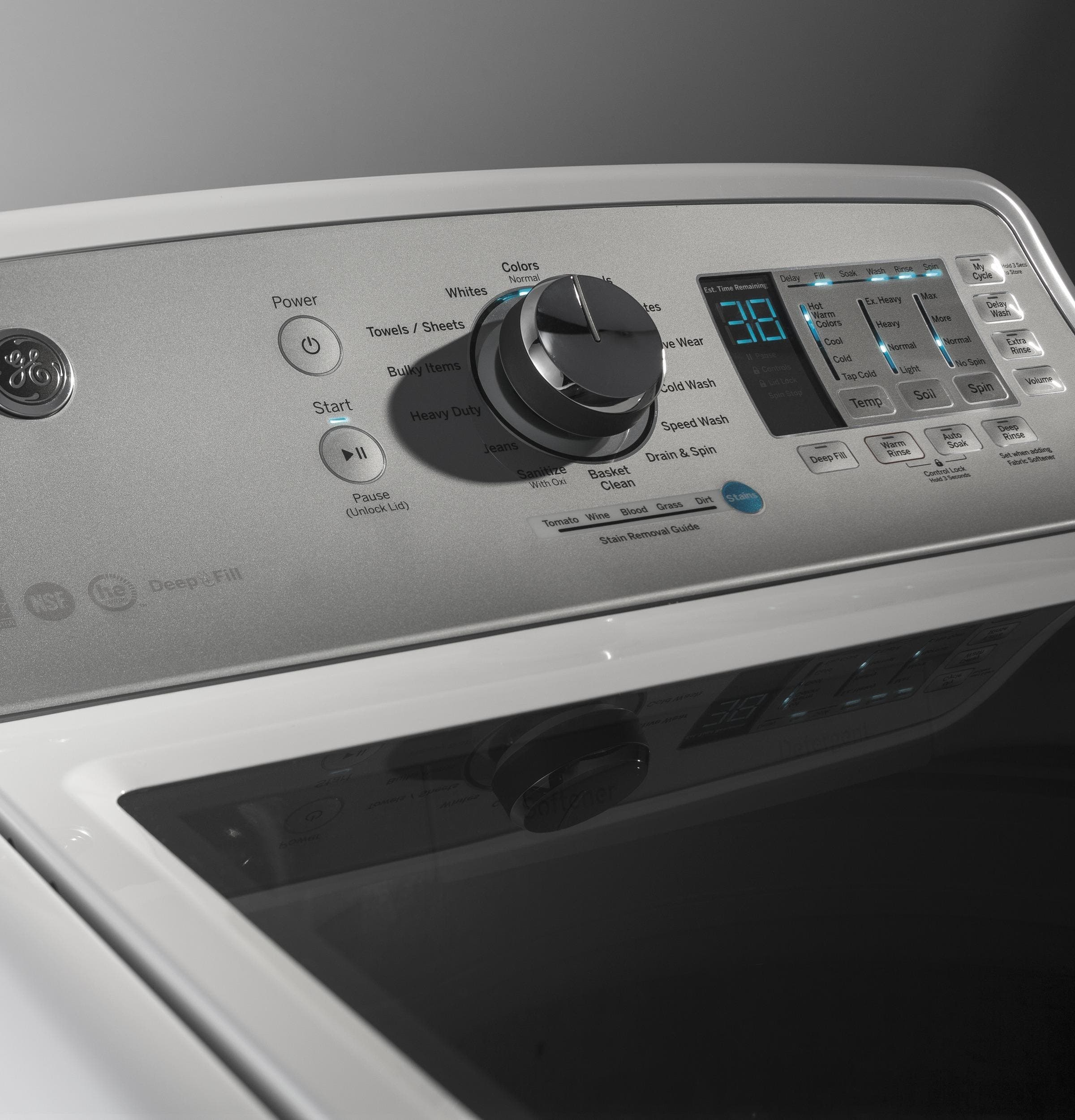 GE GTW685BSLWS White