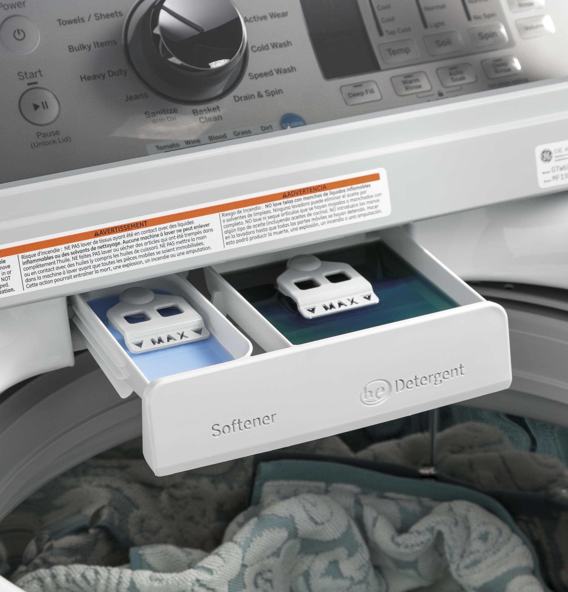 GE GTW685BSLWS White