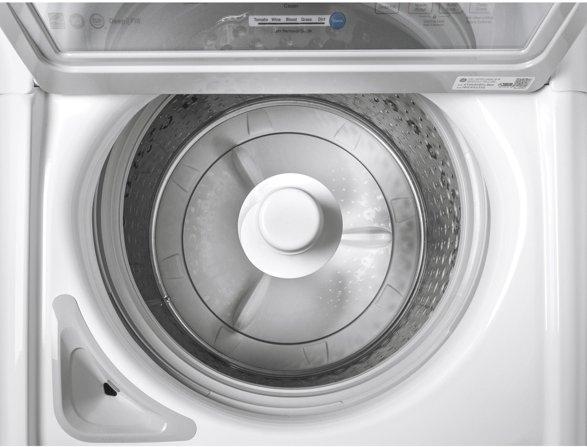 GE GTW685BSLWS White