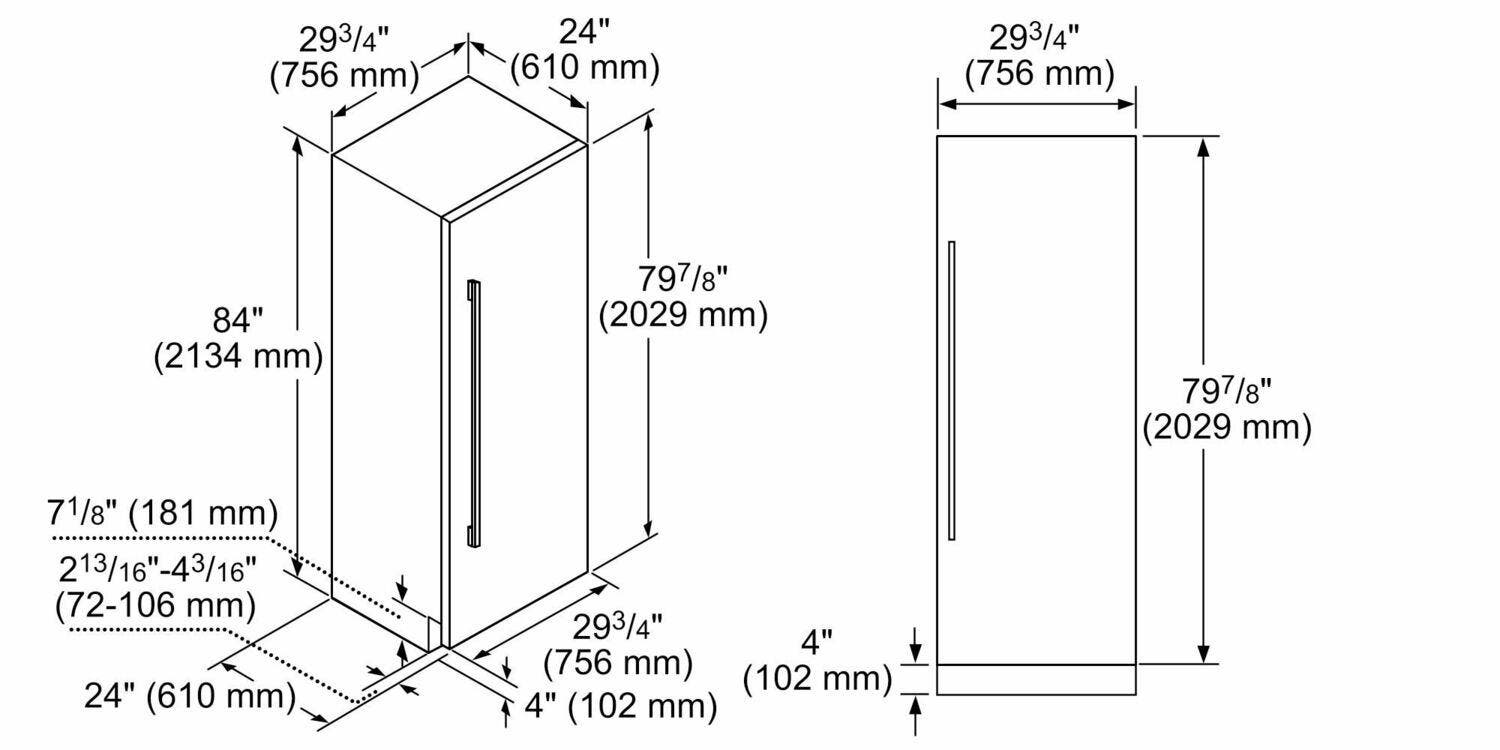 Bosch B30IR905SP Panel Ready