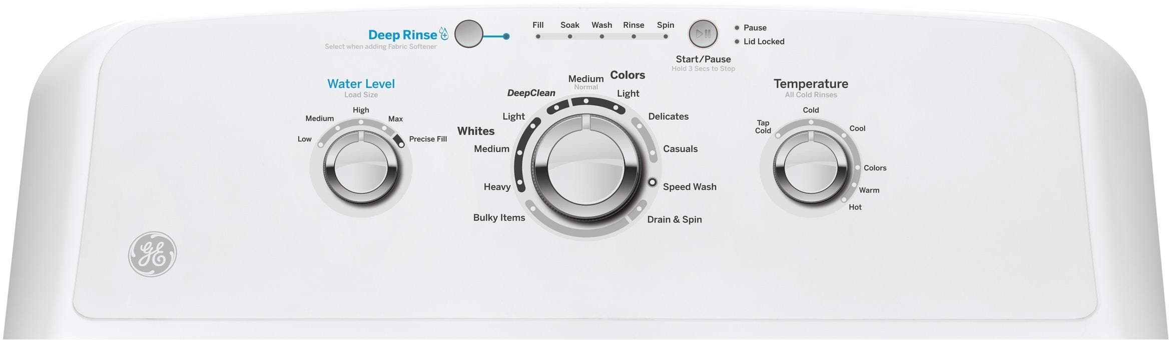 GE GTW335ASNWW White