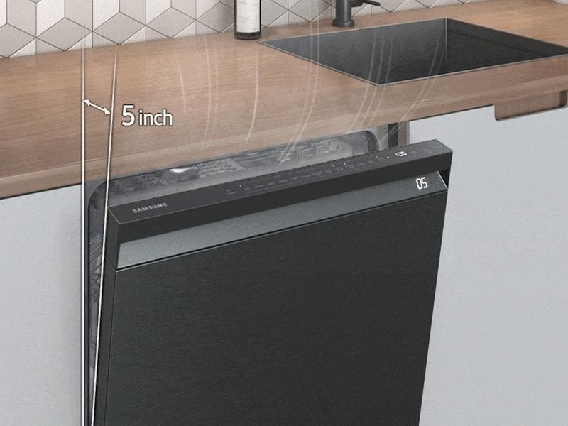 Samsung DW80B6060UG Fingerprint Resistant Black Stainless, Pocket Hand...