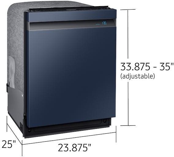 Samsung DW80R9950QN Fingerprint Resistant Navy Steel