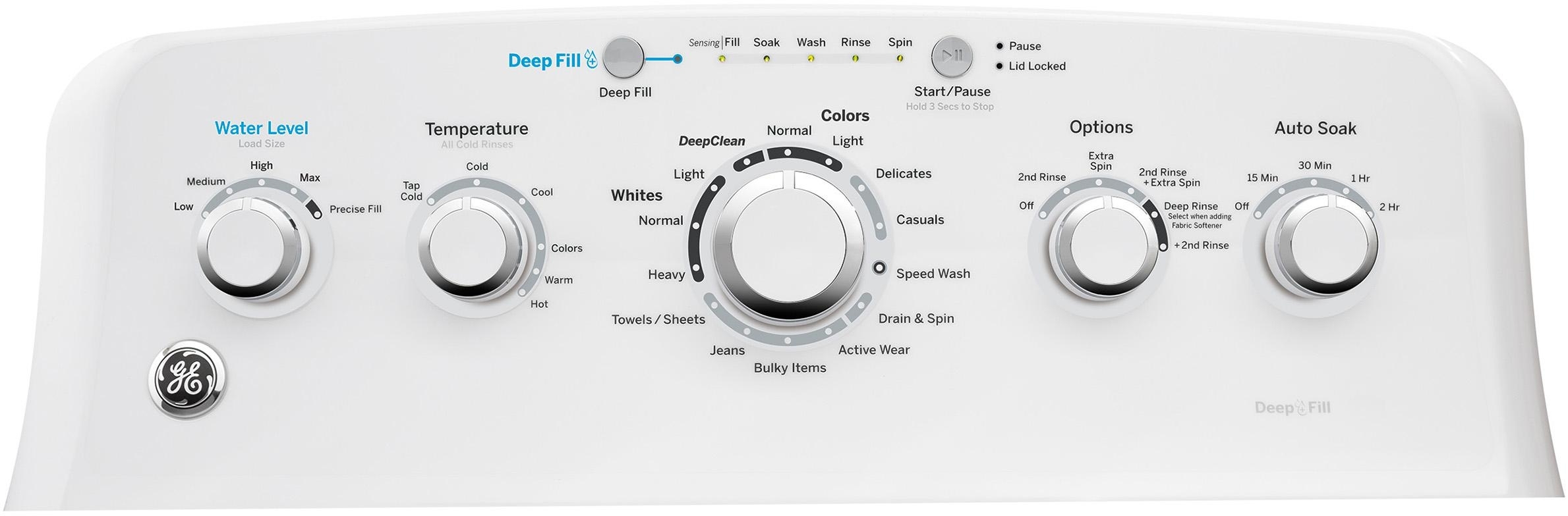 GE GTW465ASNWW White