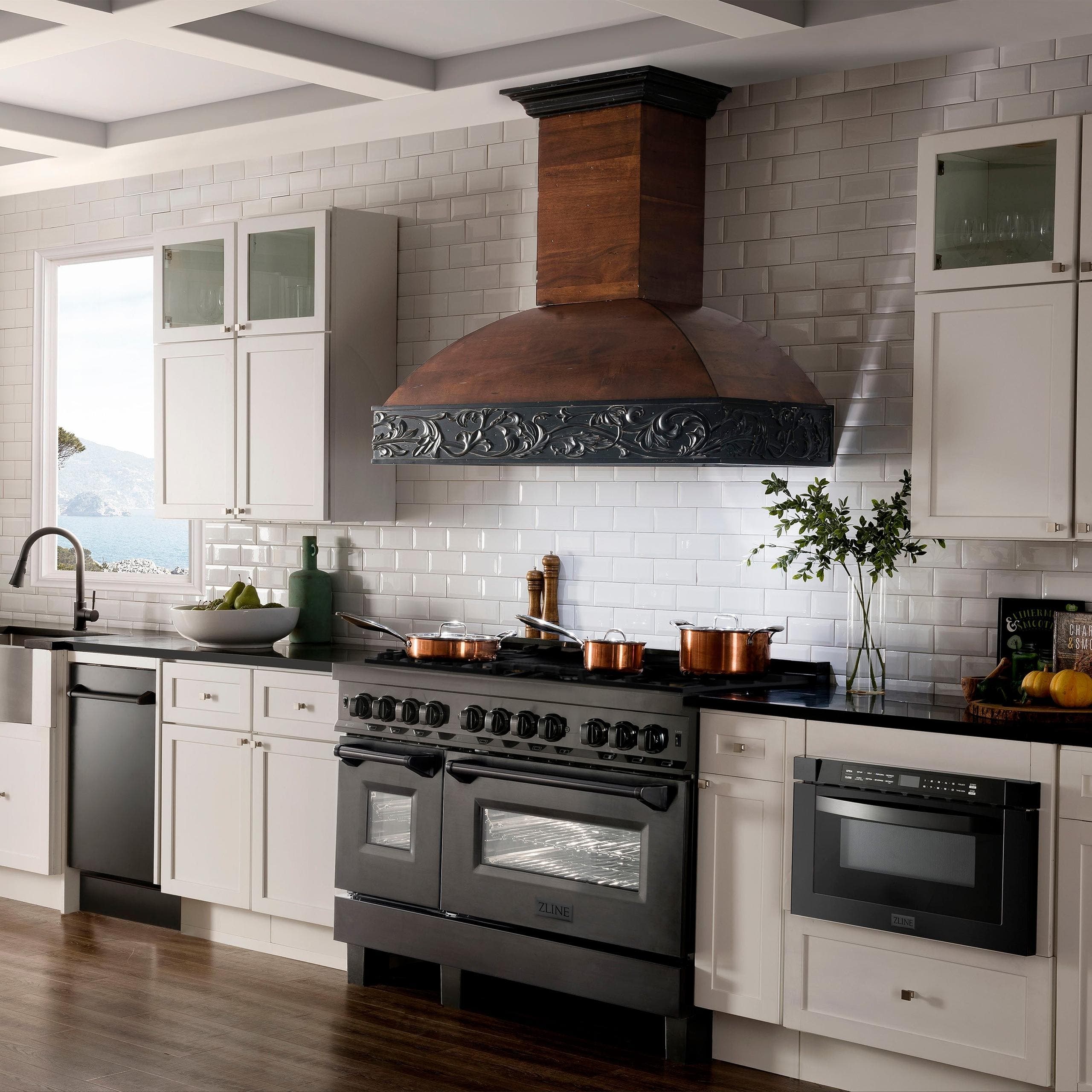 Zline RABBR48 Black Stainless Steel