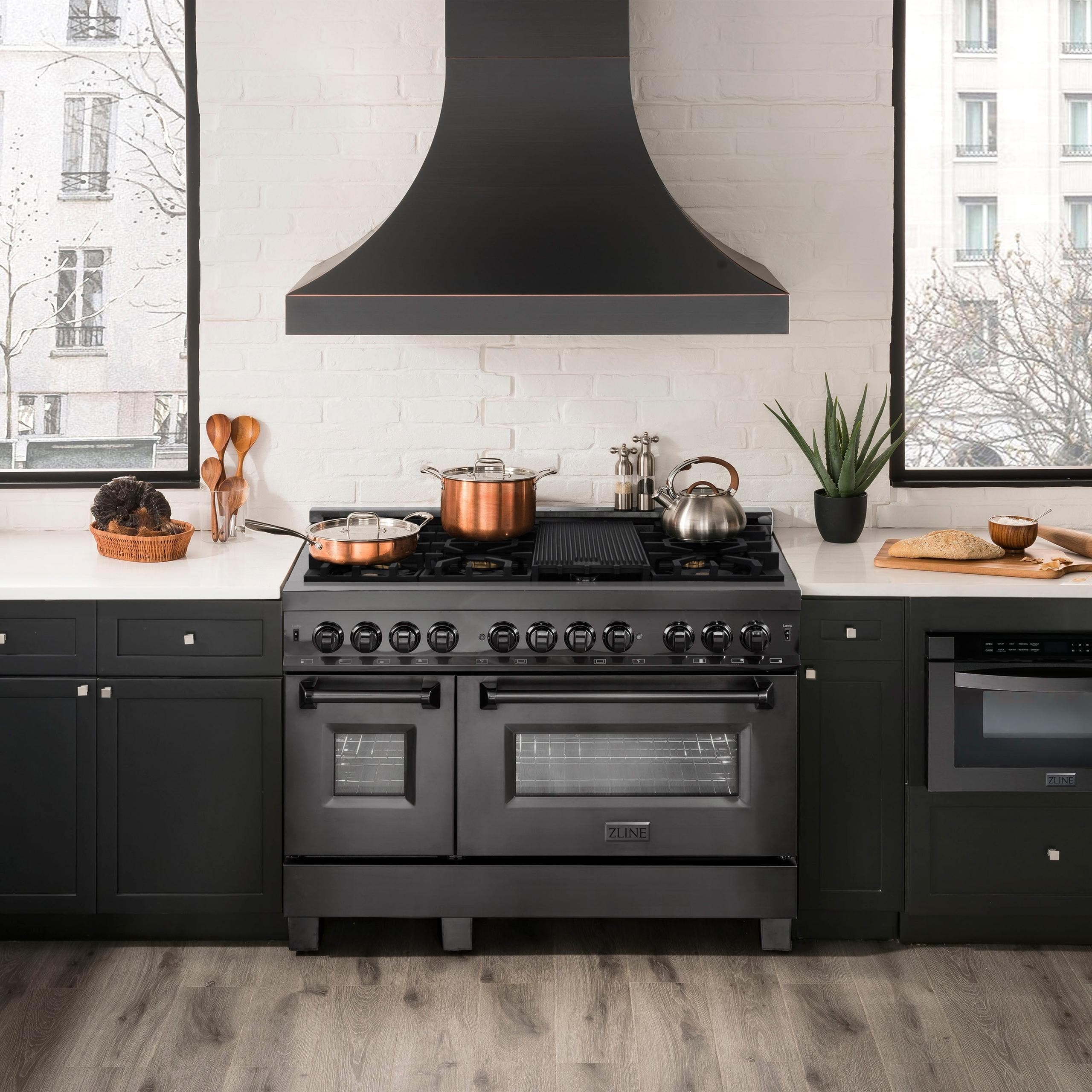 Zline RABBR48 Black Stainless Steel