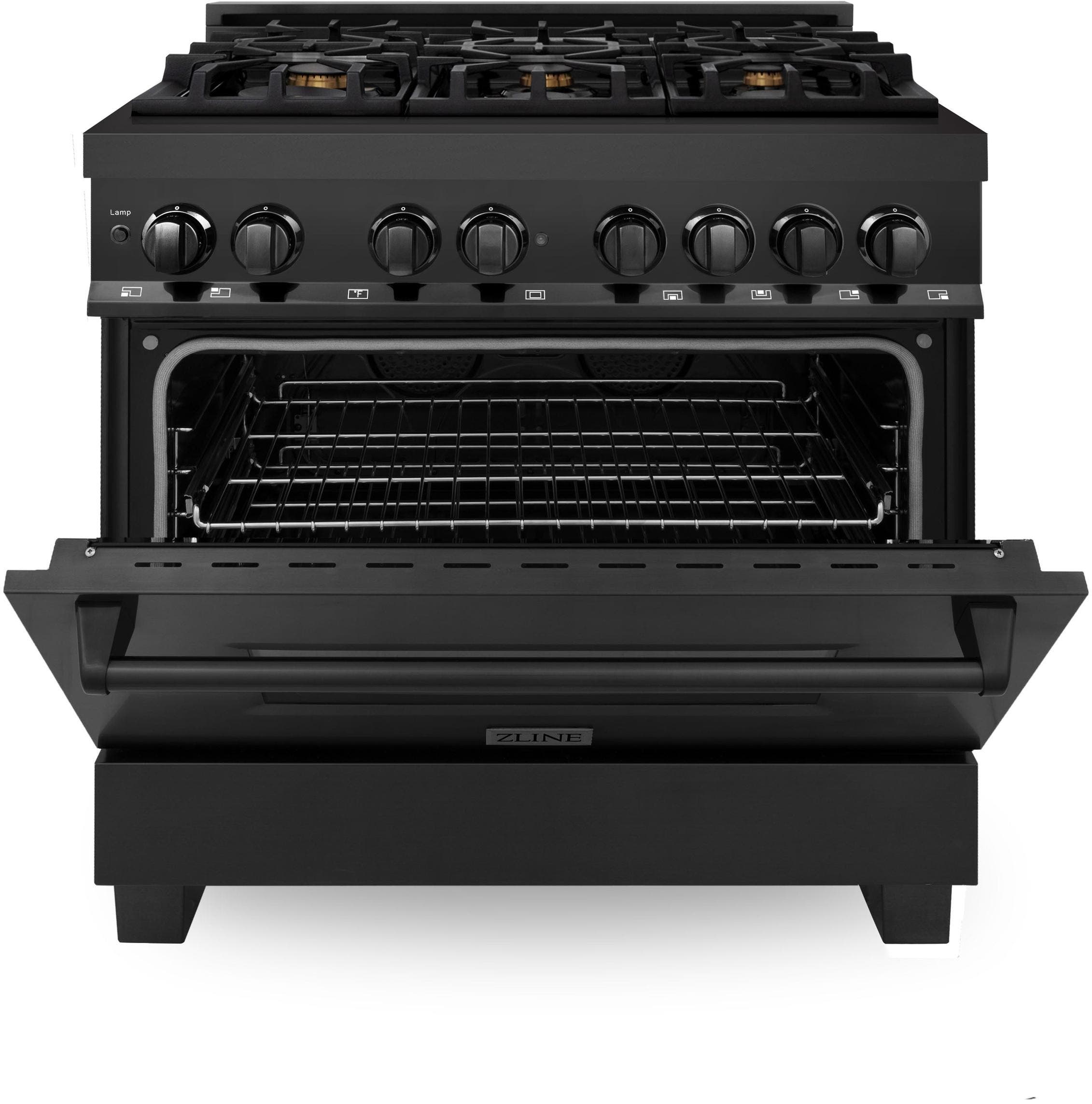 Zline RABBR36 Black Stainless Steel