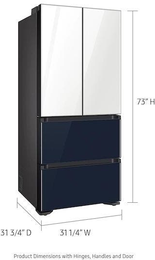 Samsung RQ48T94B277 White-Navy Glass