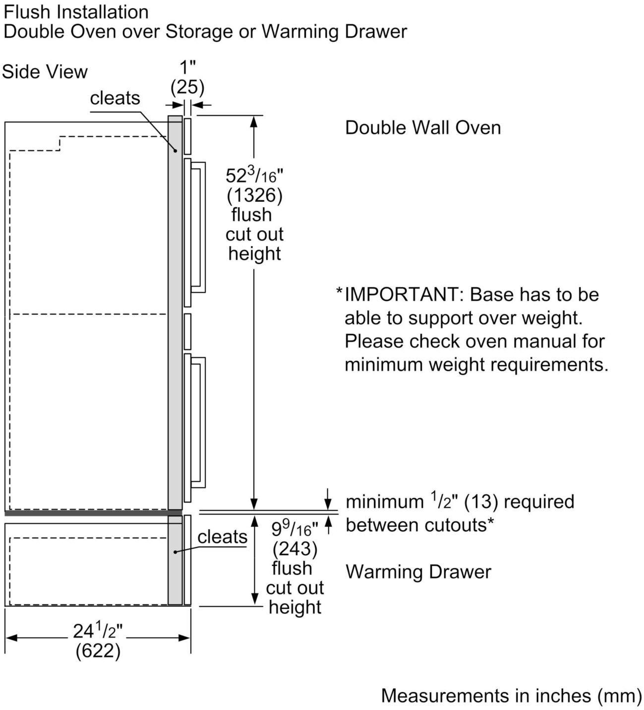 Bosch HBLP651UC 30 Inch Electric Double Wall Oven Stainless Steel