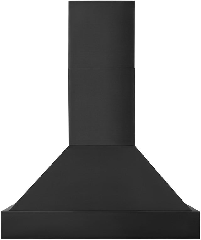 Zline BS655N30 Wall Mount Ducted Range Hood with LED Lights: Blac...