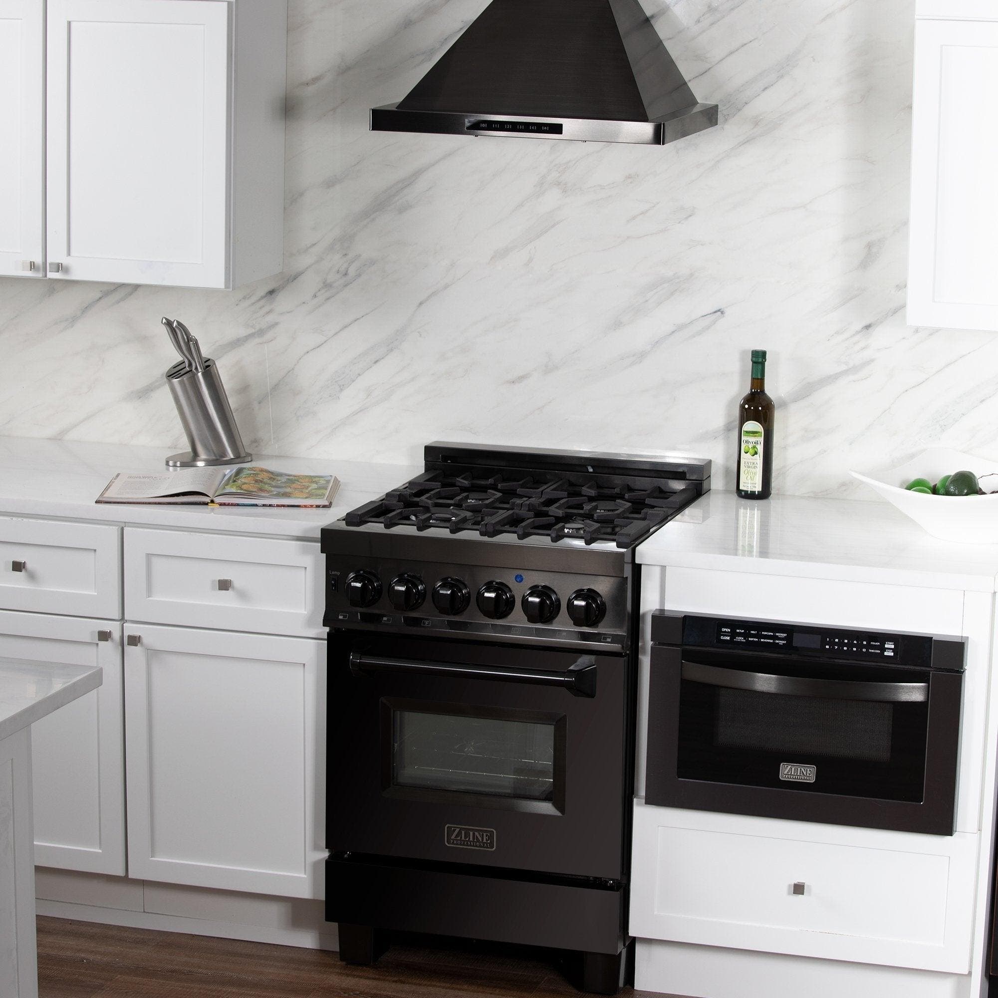 Zline BSKBN36 Black Stainless Steel, 36 Inch