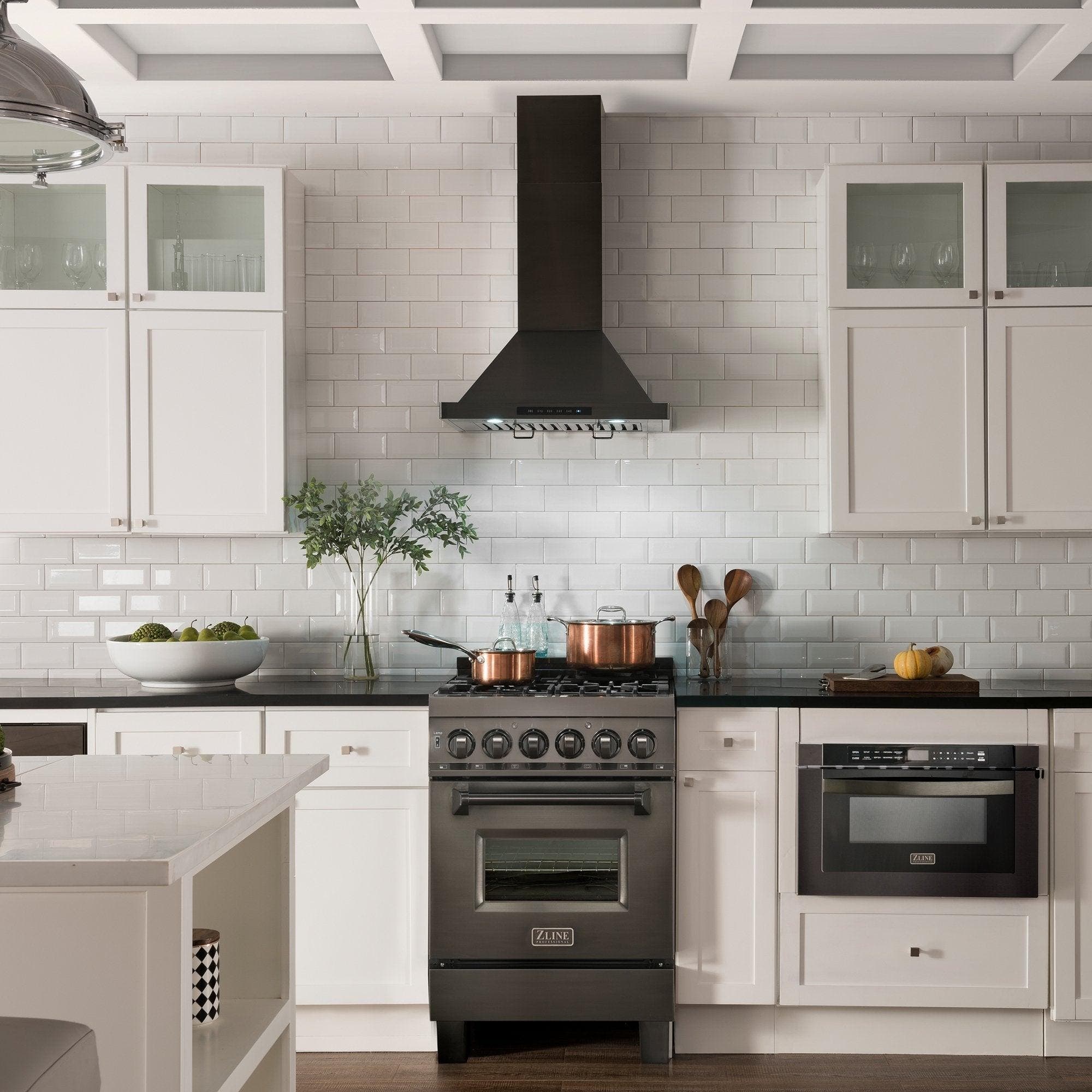 Zline BSKBN36 Black Stainless Steel, 36 Inch