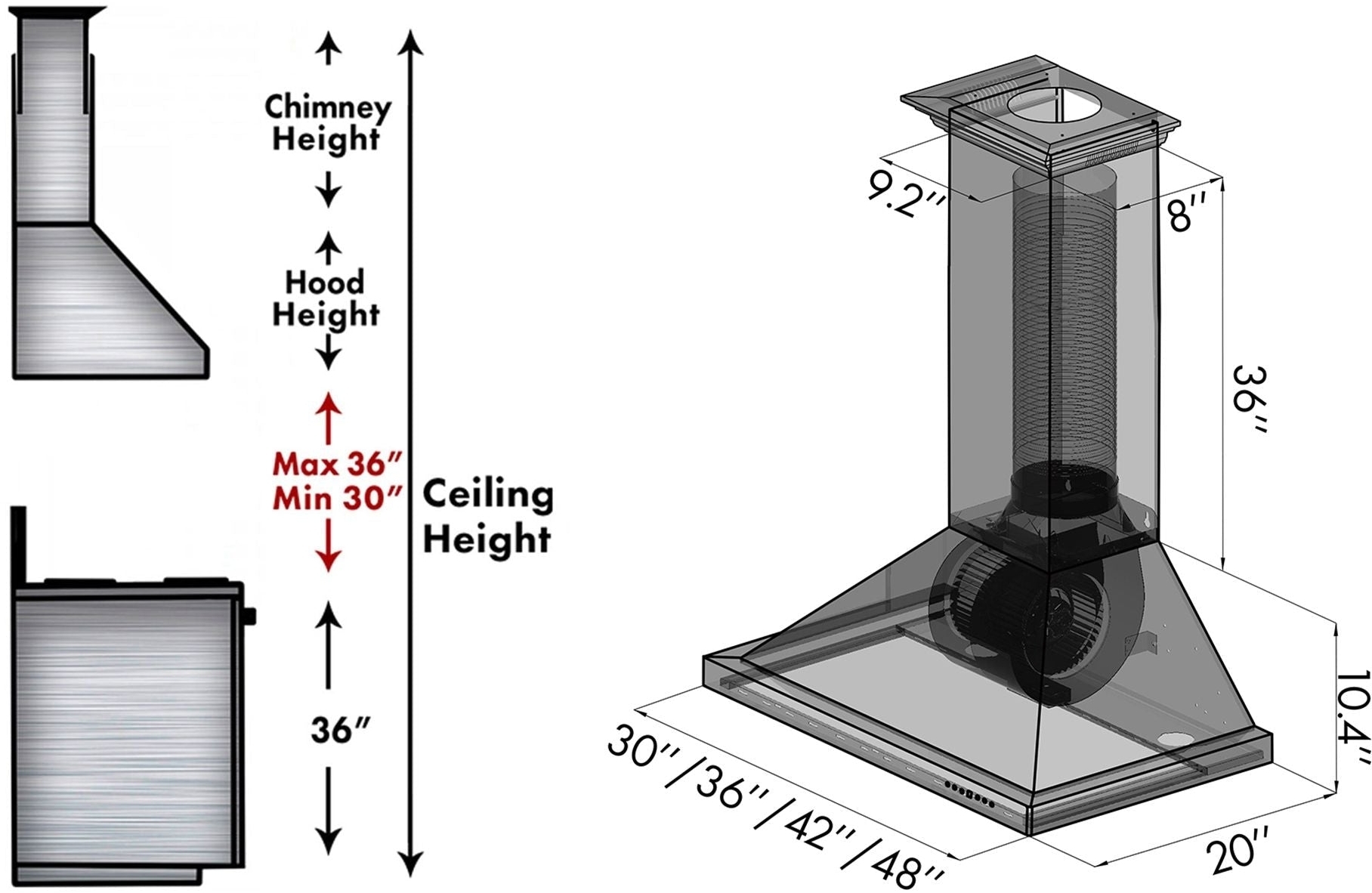 Zline 8KBC42 Baked Copper, 42 Inch