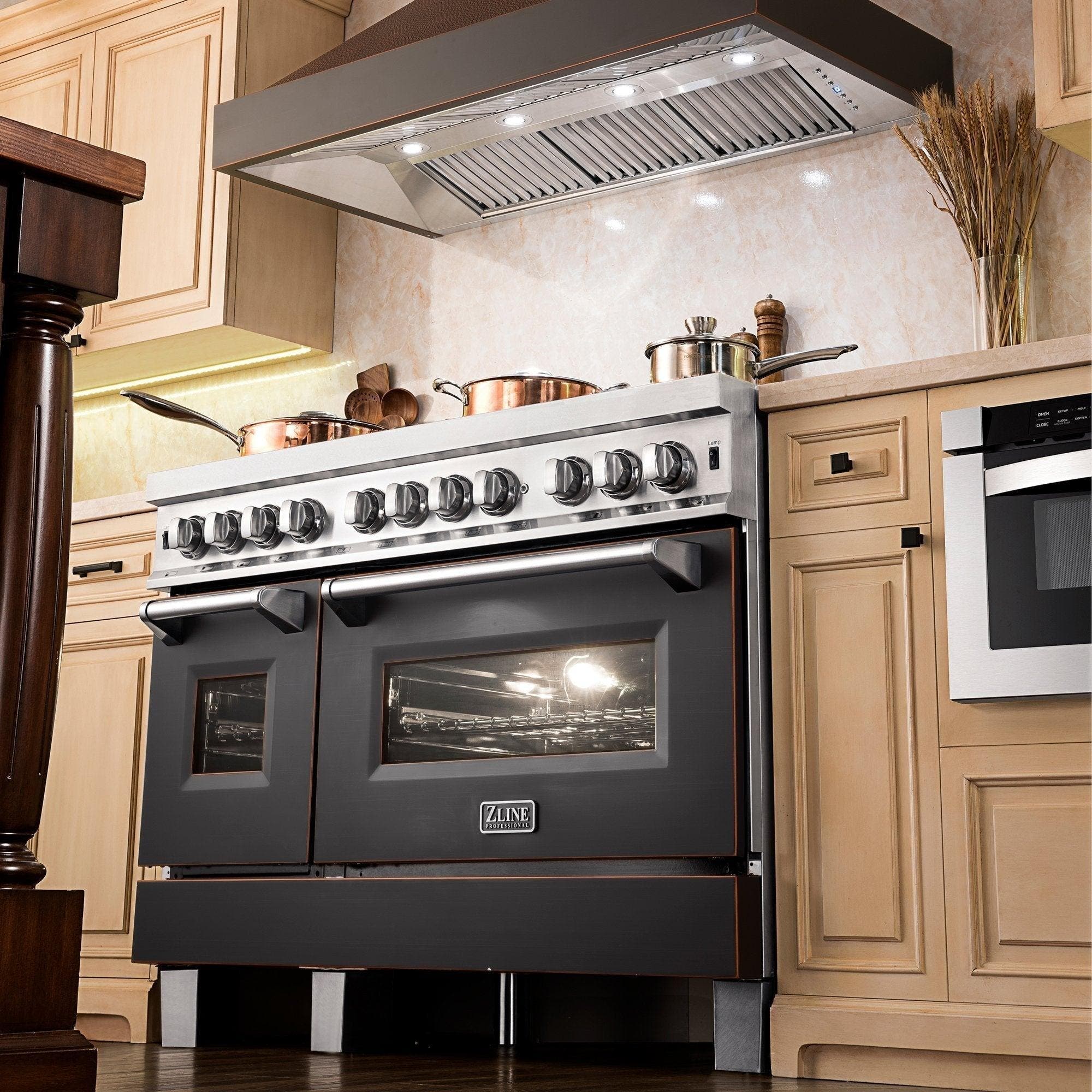 Zline 655HBXXX48 Hammered Copper, 48 Inch, 1200 CFM