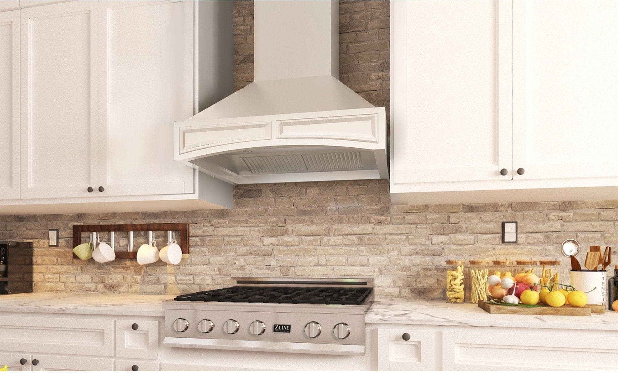 Zline 321TT30 White, 30 Inch, 400 CFM