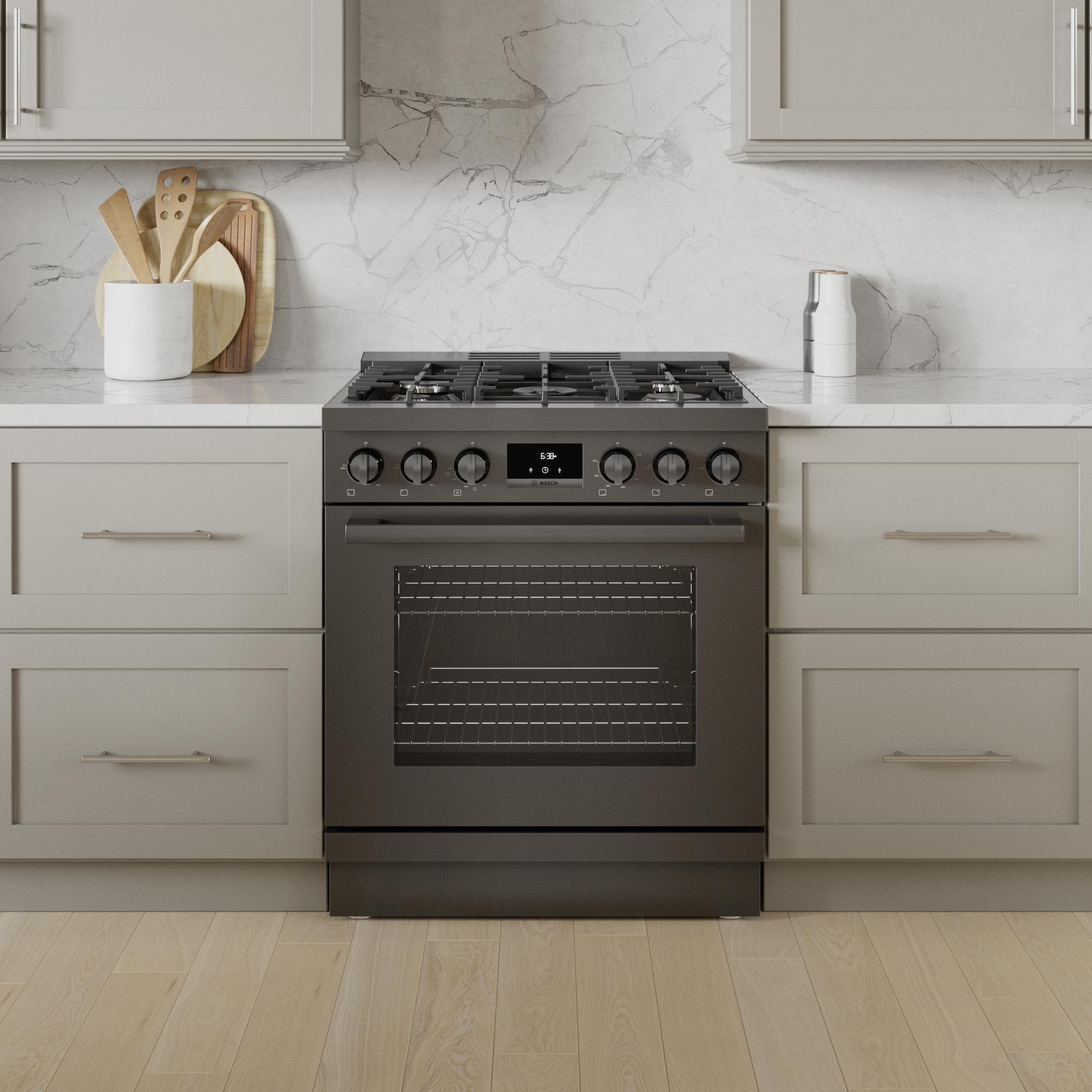 Bosch HEZ8TK30UC For 30", Black Stainless Steel