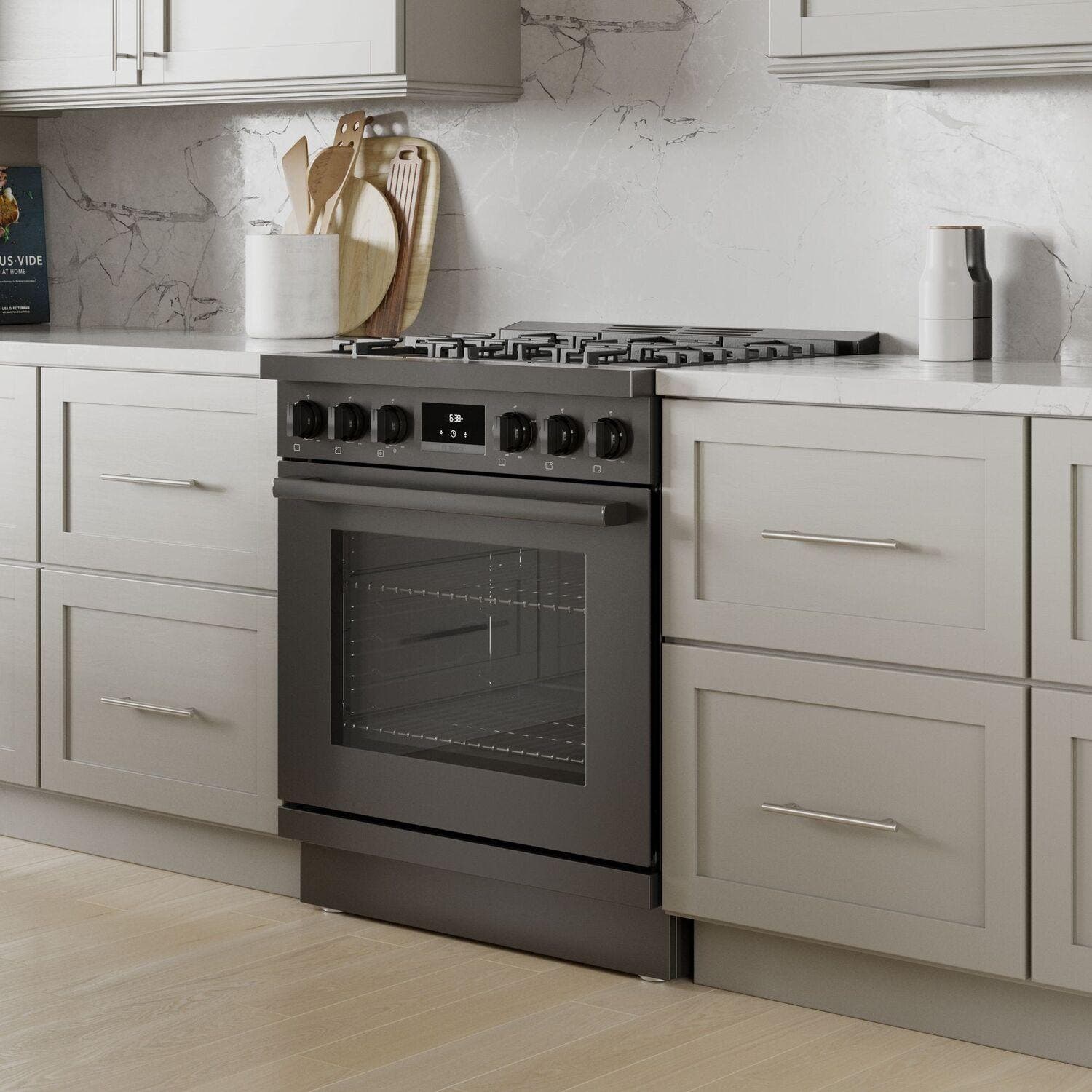 Bosch HEZ8TK30UC For 30", Black Stainless Steel