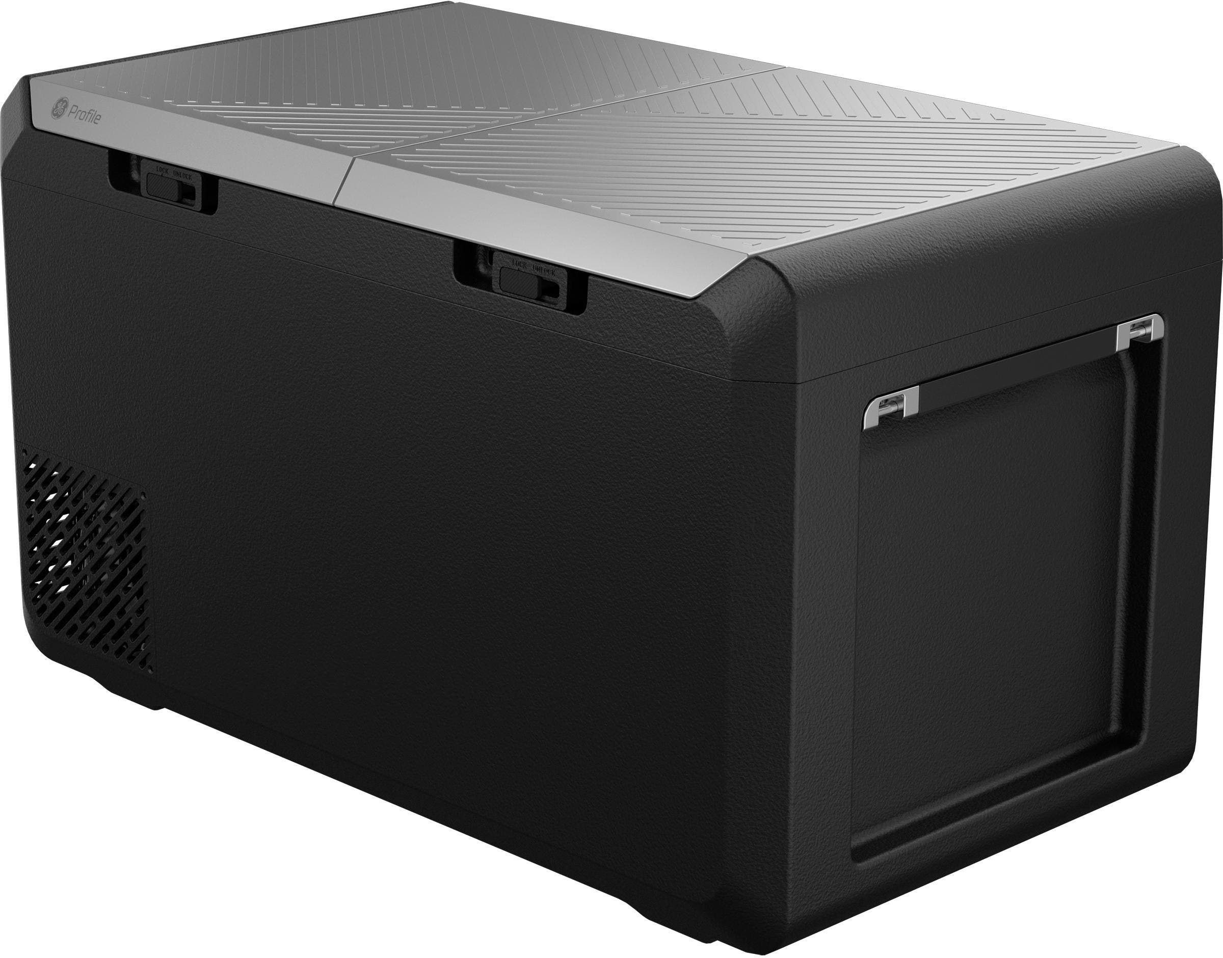 GE PRV03ATTBB Black and Concrete Gray