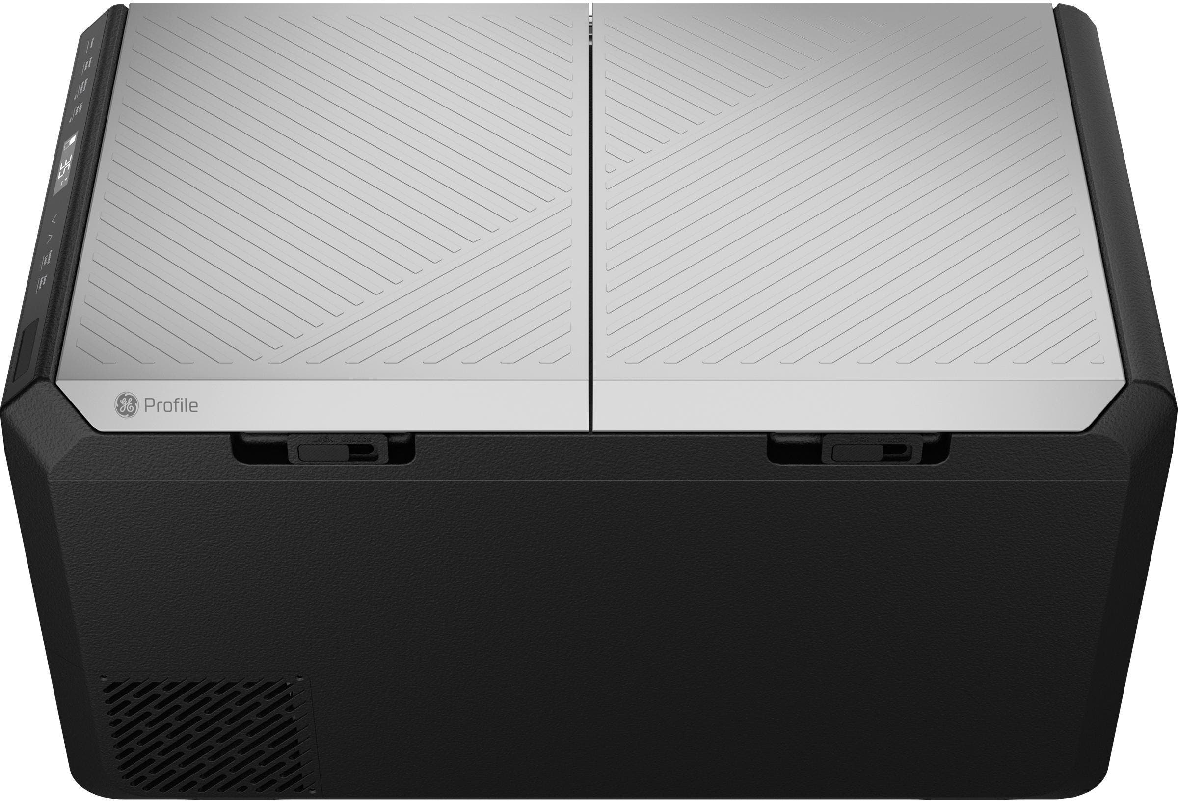 GE PRV03ATTBB Black and Concrete Gray
