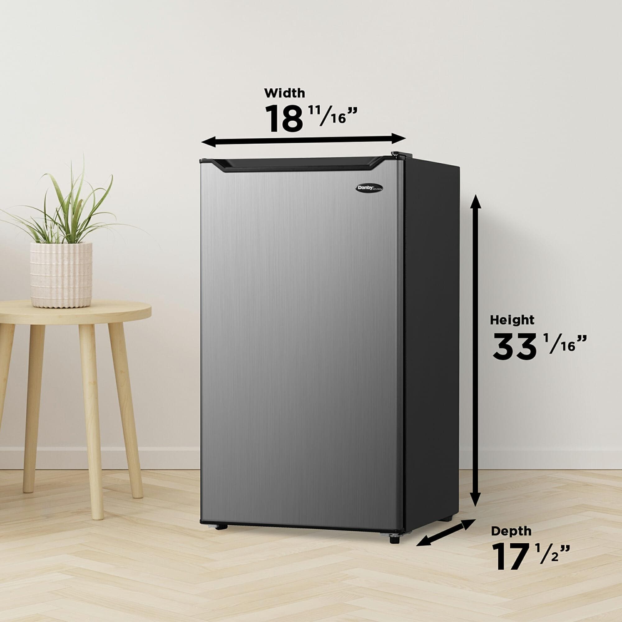 Danby DAR032B2SLM Stainless Steel