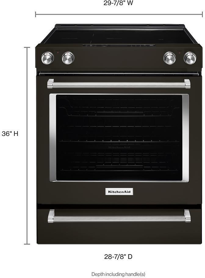 KitchenAid KSEG700EBS Black Stainless Steel, Print Shield