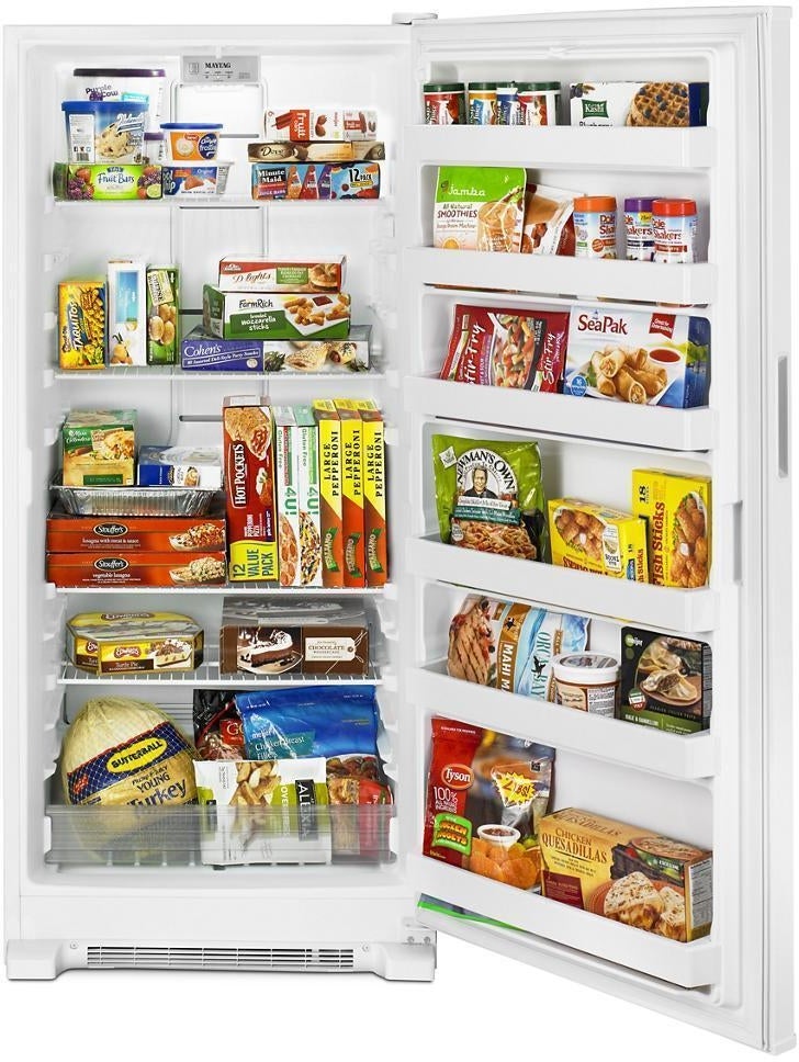 もりページ Maytag MZF34X18FW 30 Inch, 18 Cu. Ft. Freestanding Upright Freezer