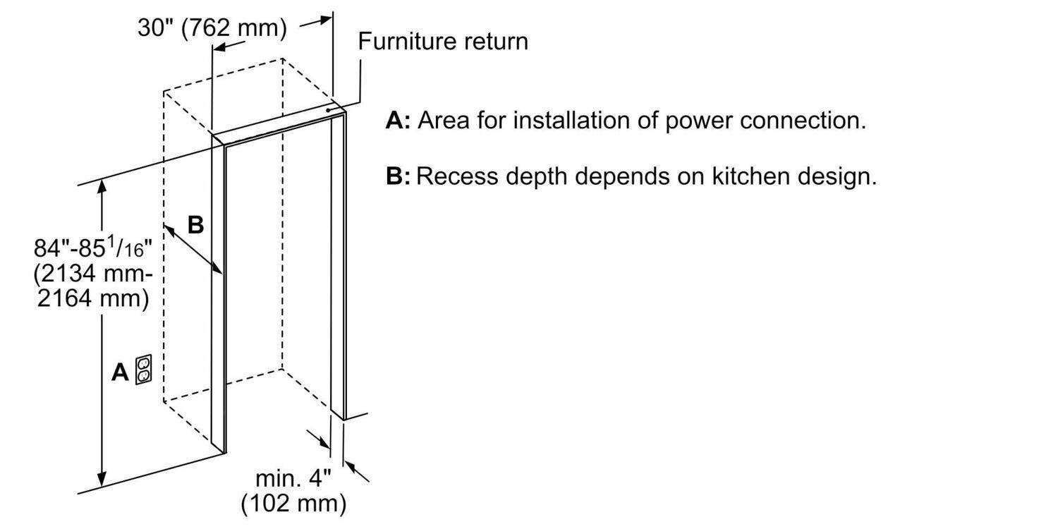Bosch B30IR905SP Panel Ready