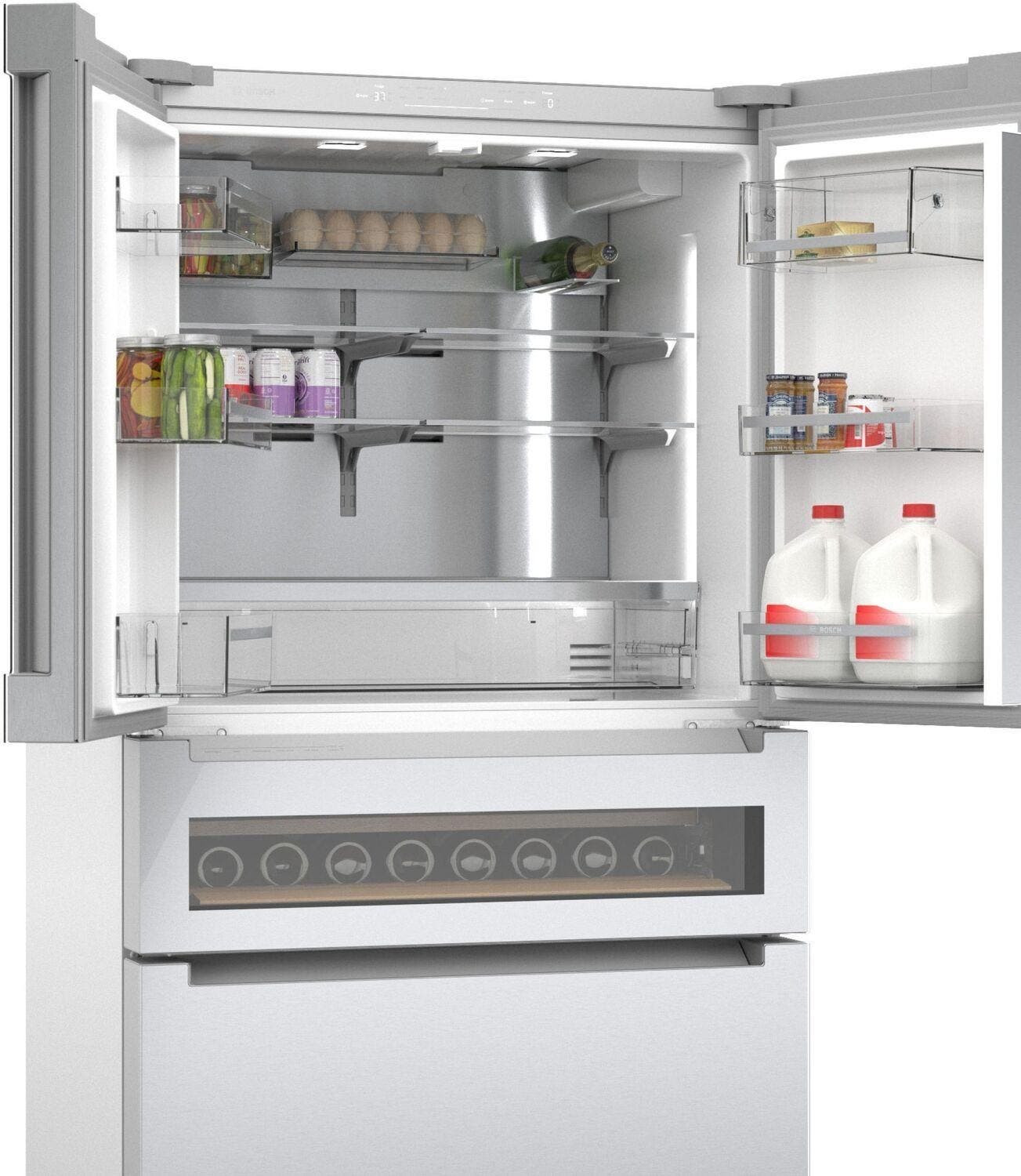 Bosch B36CL81ENG Glass over Stainless Steel
