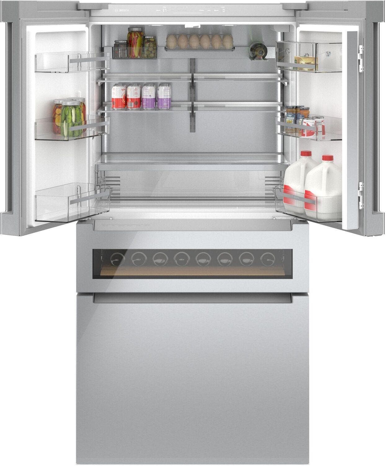 Bosch B36CL81ENG Glass over Stainless Steel