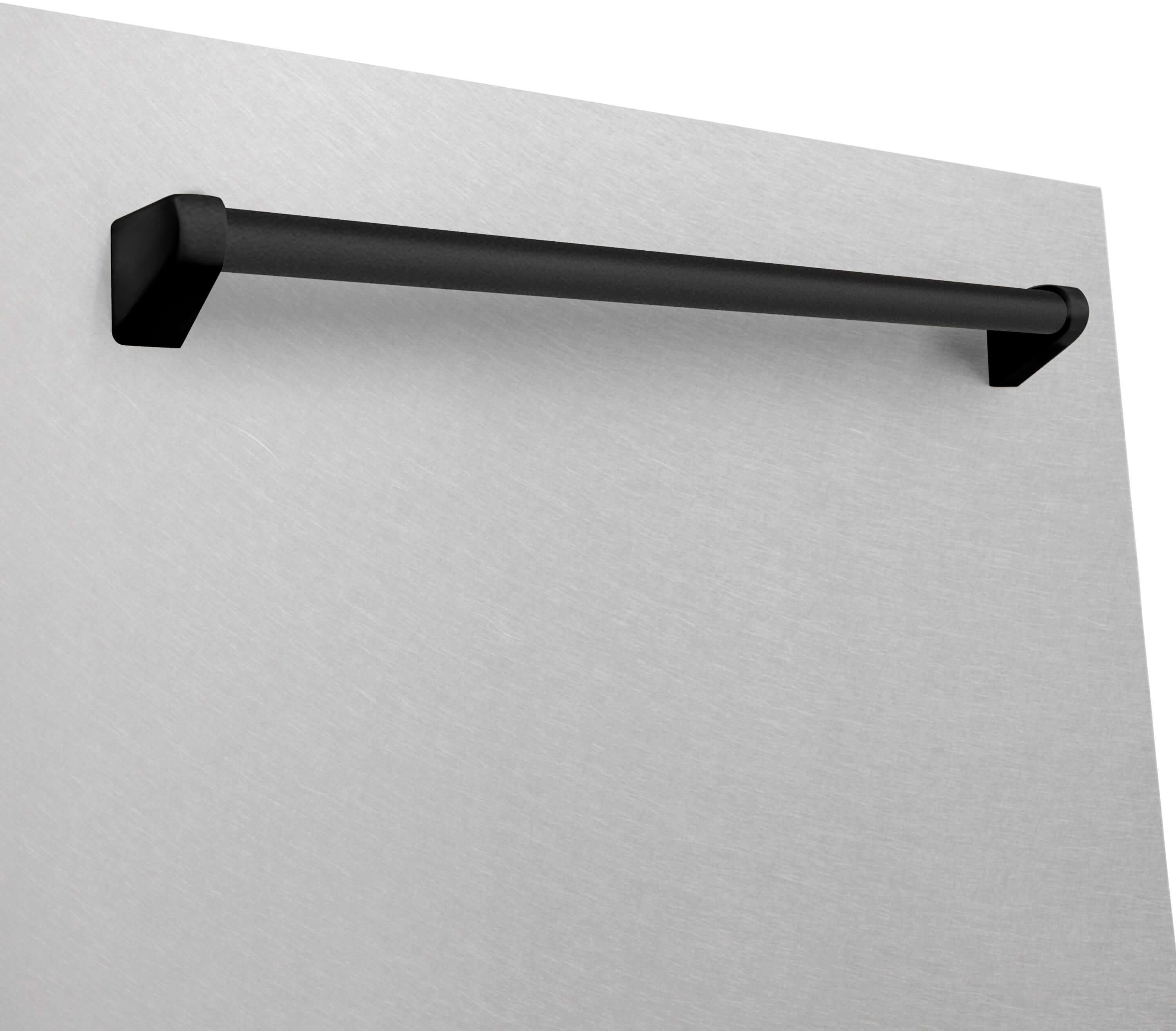 Zline DWMTZSN24MB Durasnow Stainless Steel With Matte Black Handle, ...
