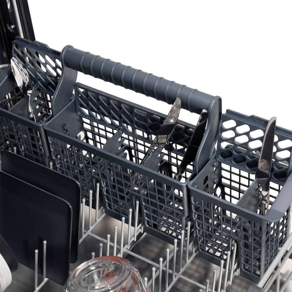 Zline DWMTZSN24MB Durasnow Stainless Steel With Matte Black Handle, ...