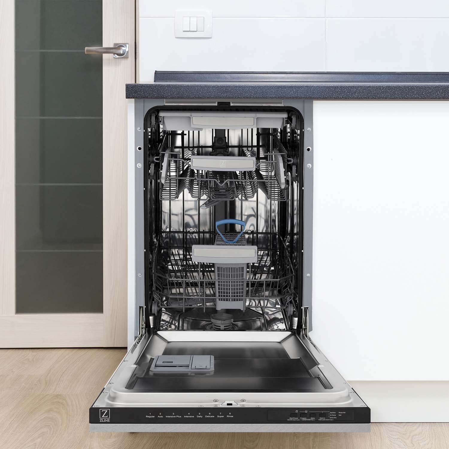 Zline DWVSN18 Durasnow With Stainless Steel Tub And 3rd Rack