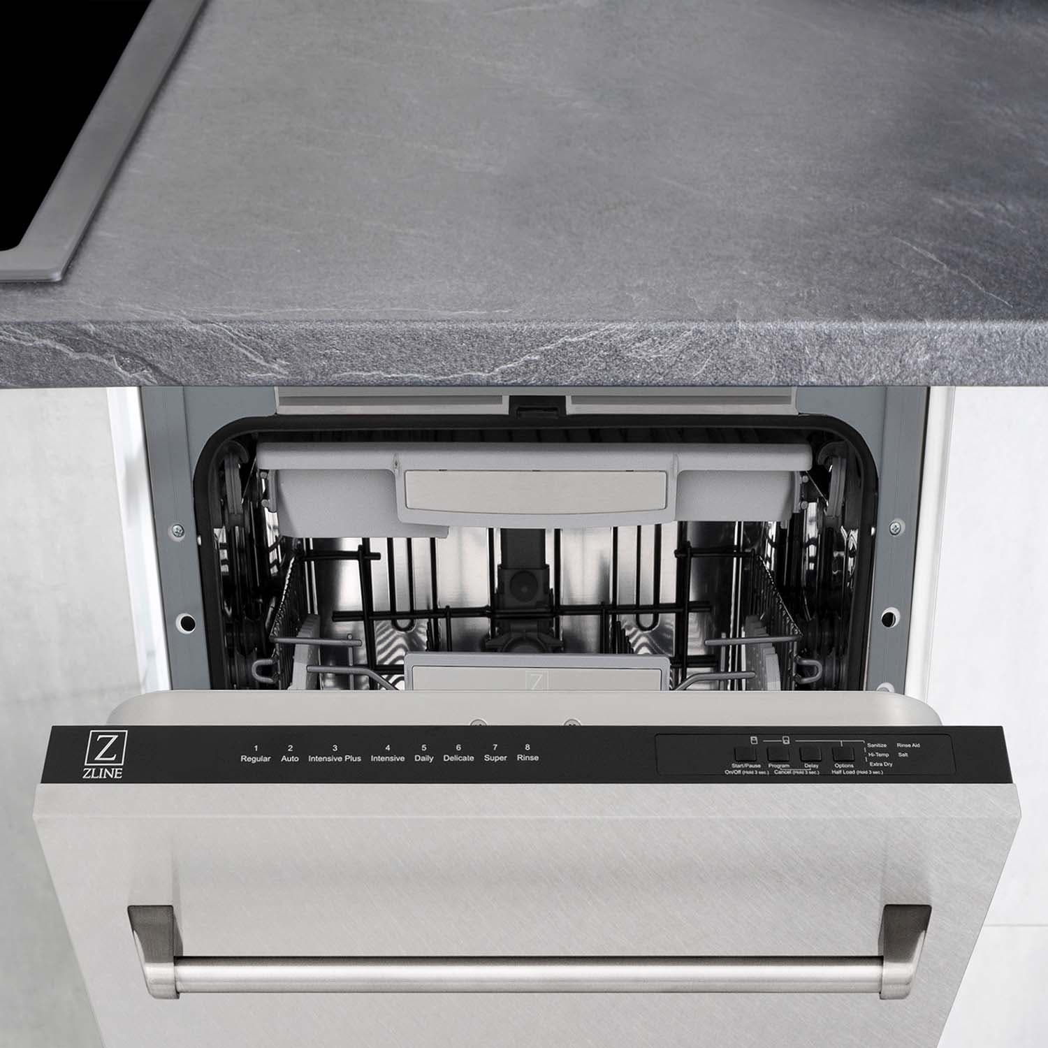 Zline DWVSN18 Durasnow With Stainless Steel Tub And 3rd Rack
